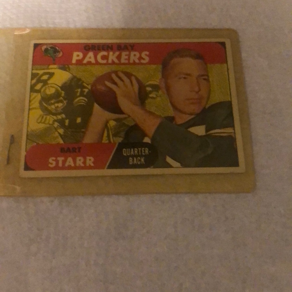 Bart Starr Green Bay quarterback Topps 1